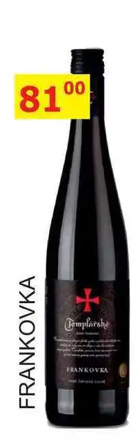 BENE Nápoje Templářské sklepy 0,75l FRANKOVKA nabídka