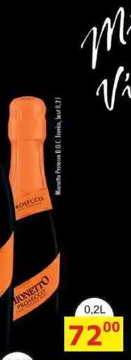 BENE Nápoje Mionetto Prosecco D.O.C. Treviso, brut 0,2l nabídka