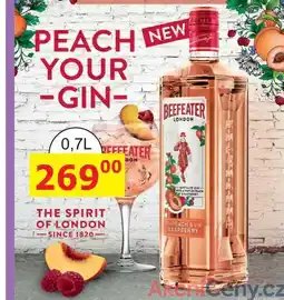 BENE Nápoje BEEFEATER LONDON GIN WITH A HINT OF PEACH 0,7l nabídka