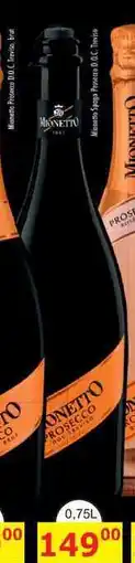 BENE Nápoje Mionetto Prosecco D.0.C. Treviso, brut 0,75L nabídka