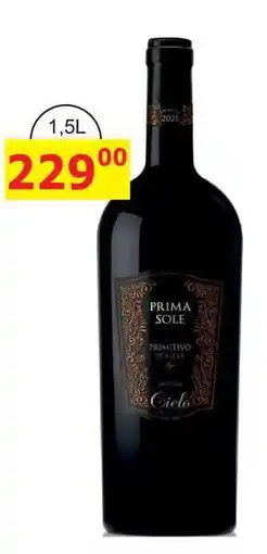 BENE Nápoje PRIMA SOLE PRIMITIVO CIELO 1,5l nabídka