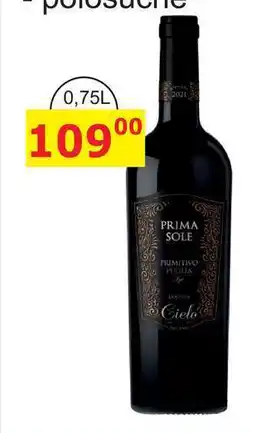 BENE Nápoje PRIMA SOLE PRIMITIVO CIELO 0,75L nabídka