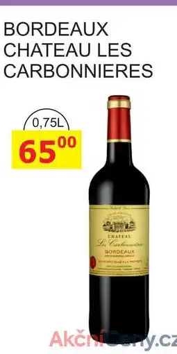 BENE Nápoje BORDEAUX CHATEAU LES CARBONNIERES 0,75L nabídka