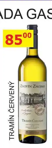 BENE Nápoje ZNOVÍN ZNOJMO TRAMÍN ČERVENÝ 0,75l nabídka