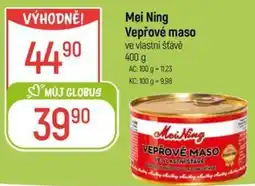Globus Mei Ning Vepřové maso ve vlastní šťávě nabídka
