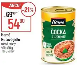 Globus Hamé Hotové jídlo nabídka