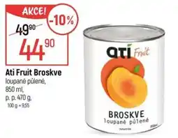 Globus Ati Fruit Broskve loupané půlené, nabídka
