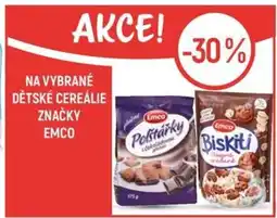Globus NA VYBRANÉ DĚTSKÉ CEREÁLIE ZNAČKY EMCO nabídka