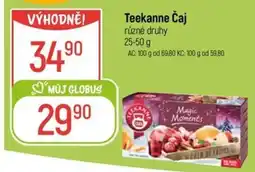 Globus Teekanne Čaj nabídka