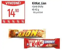 Globus KitKat, Lion nabídka