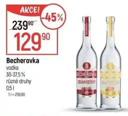Globus Becherovka vodka 30-37,5% nabídka