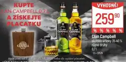 Globus Clan Campbell skotská whisky 35-40% nabídka