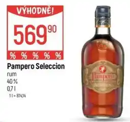 Globus Pampero Seleccion rum 40% nabídka
