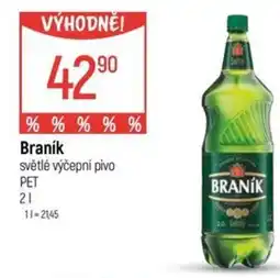 Globus Braník světlé výčepní pivo PET nabídka