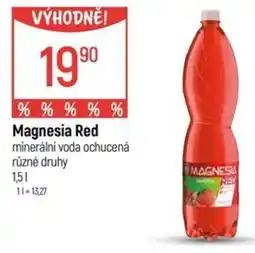 Globus Magnesia Red minerální voda ochucená nabídka
