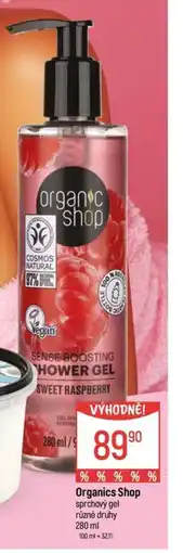 Globus Organics Shop sprchový gel nabídka
