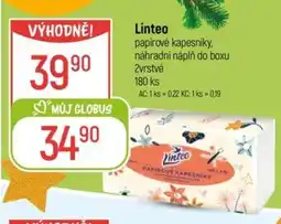 Globus Linteo papírové kapesníky, náhradní náplň do boxu 2vrstvé nabídka