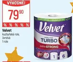 Globus Velvet kuchyňská role, 3vrstvá nabídka