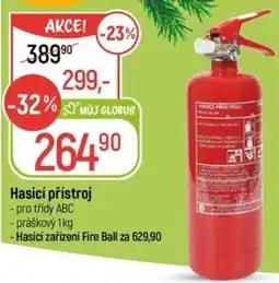 Globus Hasicí přístroj nabídka