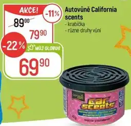 Globus Autovůně California scents nabídka