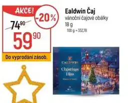 Globus Ealdwin Čaj vánoční čajové obálky nabídka