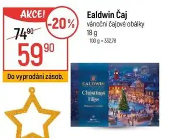 Globus Ealdwin Čaj vánoční čajové obálky nabídka