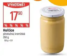 Globus Hořčice plnotučná, kremžská nabídka