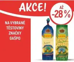 Globus NA VYBRANÉ TĚSTOVINY ZNAČKY GAŠPO nabídka