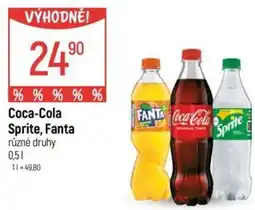 Globus Coca-Cola Sprite, Fanta nabídka