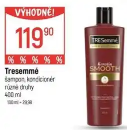 Globus Tresemmé šampon, kondicionér nabídka