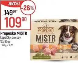 Globus Propesko MISTR kapsičky pro psy nabídka