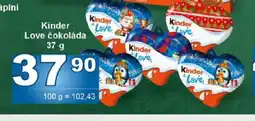 Jip Kinder Love čokoláda nabídka