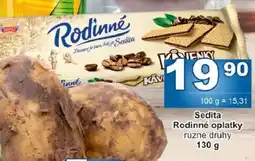 Jip Sedita Rodinné oplatky nabídka