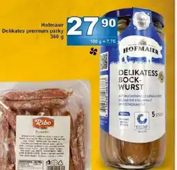 Jip Hofmaier Delikates premium párky nabídka