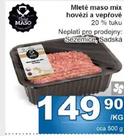 Jip Mleté maso mix hovězí a vepřové nabídka