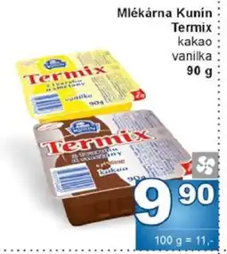 Jip Mlékárna Kunín Termix nabídka