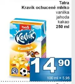 Jip TATRA KRAVÍK Ochucené mléko nabídka