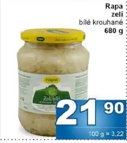 Jip Rapa Zelí nabídka