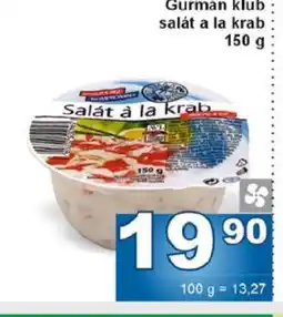 Jip Gurmán Klub Salát à la krab nabídka