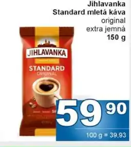 Jip Jihlavanka Standard mletá káva nabídka