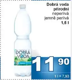 Jip Dobrá voda přírodní nabídka