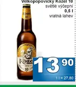 Jip Velkopopovický Kozel 10 nabídka