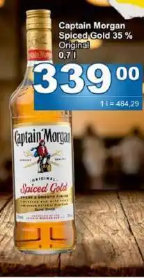 Jip Captain Morgan Spiced Gold 35 % Original nabídka