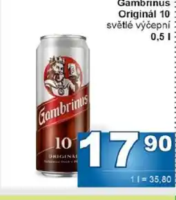 Jip Gambrinus Originál 10 nabídka