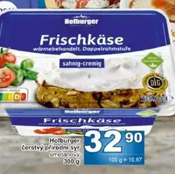 Jip Hofburger čerstvý přírodní sýr smetanový nabídka
