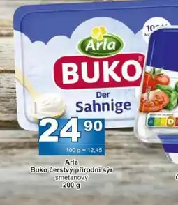 Jip Arla Buko čerstvý přírodní sýr smetanový nabídka