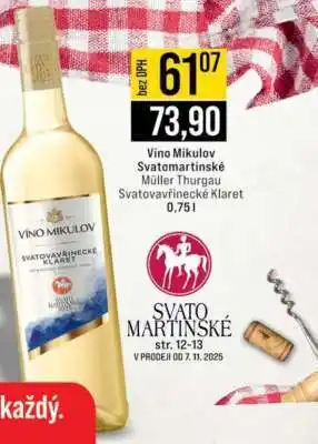 VÍNO MIKULOV Svatomartinské