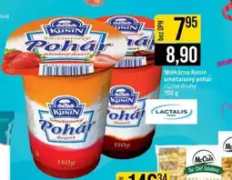 Jip Mlékárna Kunín smetanový pohár nabídka