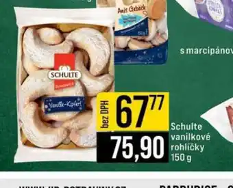Jip Schulte vanilkové rohlíčky nabídka