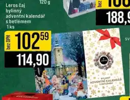 Jip Leros čaj bylinný adventní kalendář s betlémem nabídka